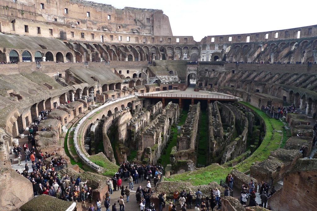 Panorámica del interior del Coliseo