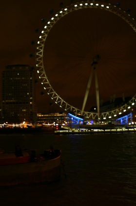 London Eye y el Támesis