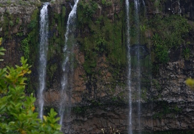 Zoom a la cascada (2750 visitas) Otra vista de la cascada Cascada de Chamarel Zoom a la cascada