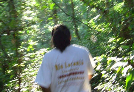 Nicolás (4100 visitas) Nicolás guiándome por la selva Nicolás