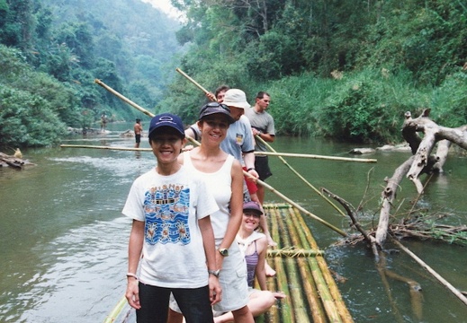 Balsa de bambú