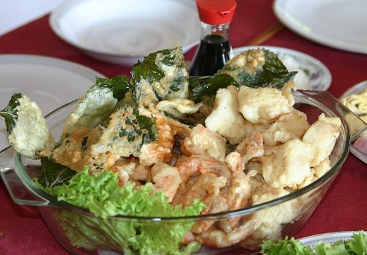 Tempura de pescado