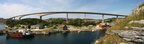 Panorámica de puente en Sotra